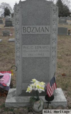 Pfc George Edward Bozman