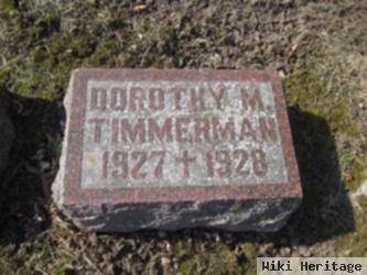 Dorothy M Timmerman