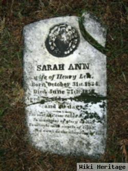 Sarah Ann Brown Leh