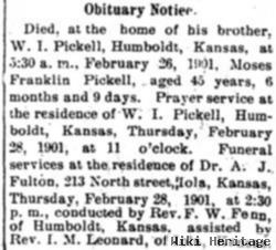 Moses Franklin Pickell