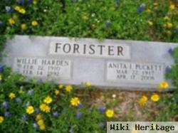 William Harden "willie" Forister