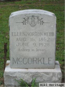 Ella Norton Webb Mccorkle