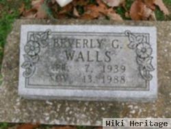 Beverly G Walls