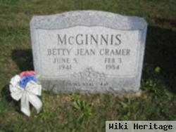 Betty Jean Cramer Mcginnis