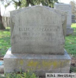 Ellie R Prowell Speakman