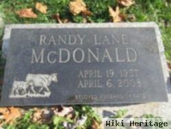 Randy Lane Mcdonald