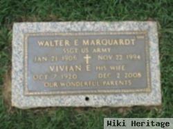 Walter E Marquardt