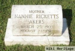 Nannie Ricketts Akers