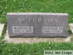 Hannah M Pearson Peterson