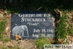 Gertrude R "trudy" Steckbeck