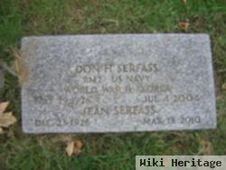 Donald Herbert "don" Serfass