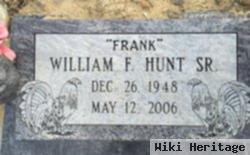 William F. "frank" Hunt, Sr