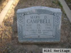 Mary D. Campbell