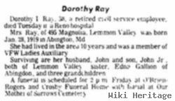 Dorothy Ray