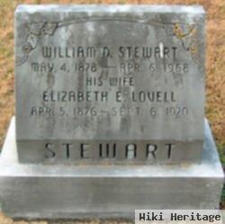 Elizabeth Elder "lizzie" Lovell Stewart