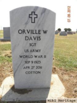 Orville William "cotton" Davis