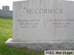 William Clifton Mccormick Sr