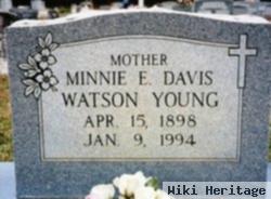 Minnie E. Davis Watson Young