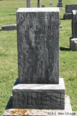 Ann E Hines