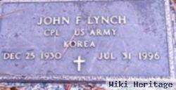 Corp John F Lynch