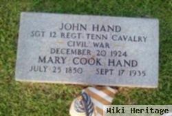 Mary Cook Hand