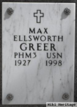 Max Ellsworth Greer