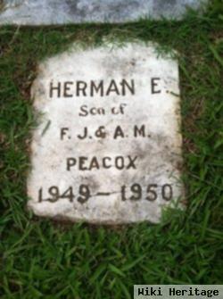 Herman E Peacox