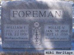 Willie Vashti Pearson Foreman