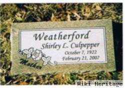 Shirley L. Culpepper Weatherford