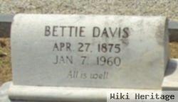 Mary Elizabeth "bettie" Davis Davis