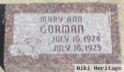 Mary Ann Gorman