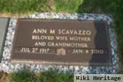 Ann M Scavazzo