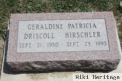 Geraldine Patricia "patsy" Driscoll Hirschler