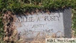 Willie A. "aunty" Pusey