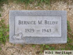 Bernice M Below