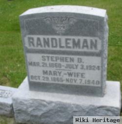 Mary Shelton Randleman