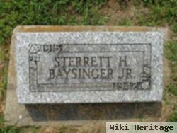 Sterrett Holmes Baysinger, Jr