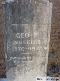 George P Wheeler