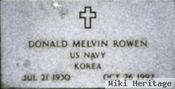 Donald Melvin Rowen