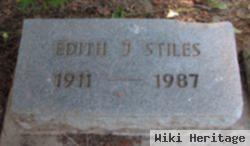 Edith J Arnold Stiles