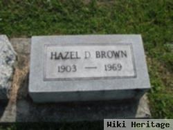 Hazel D Brown