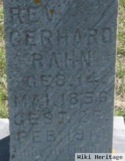 Rev Gerhard Peter Rahn