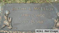 Bertha L Mcelroy