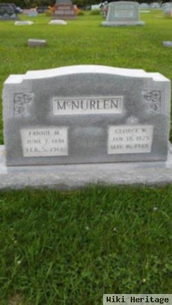 Fannie M. Reed Mcnurlen