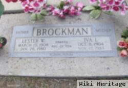 Lester W. Brockman