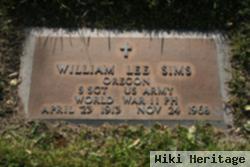 Sgt William Lee Sims