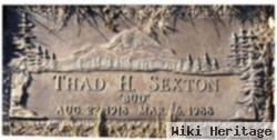 Thad H. "bud" Sexton