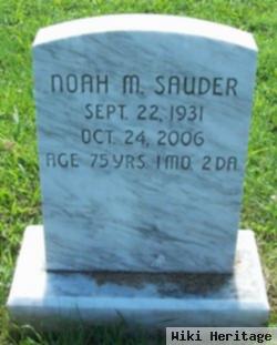 Noah M Sauder