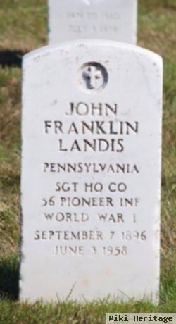 Sgt John Franklin Landis