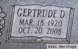 Gertrude D Holliday Boothe